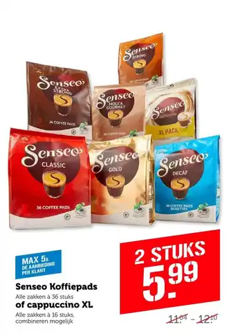 Coop Senseo Koffiepads aanbieding