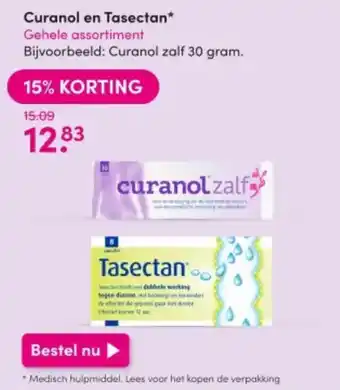 DA Curanol en tasectan aanbieding