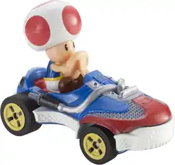 Bol.com Hot Wheels Mario Kart Replica Diecast Toad Sneeker aanbieding