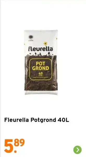 GAMMA Fleurella Potgrond 40L aanbieding