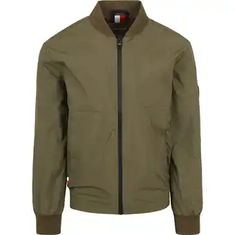 Spartoo Trainingsjack Tommy Hilfiger Bomber Portland Jas Groen aanbieding