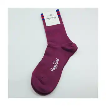 Spartoo High socks Happy socks IM SOLID THIN CREW SOC aanbieding