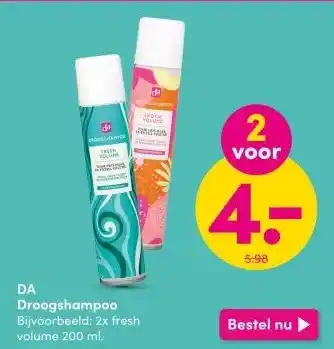 DA DA Droogshampoo aanbieding