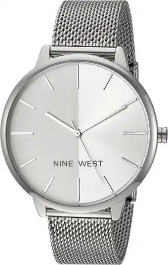 Amazon Nine West Modieus dameskwartshorloge met negen gouden armbanden, Armband aanbieding