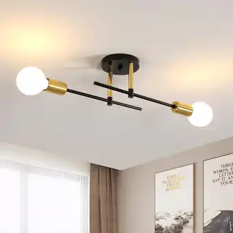 Amazon Riserva Industriële kroonluchter, DIY plafondlamp Spoetnik E27 Modern, Vintage ijzeren plafondlamp voor slaapkamer, woonkamer aanbieding