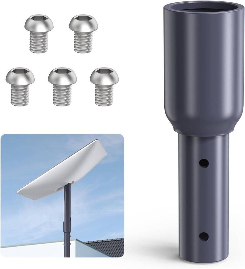 Support De Toit Starlink, Kit De Montage Starlink Résistant Aux Intempéries Pour Kit Internet Starlink Satellite, Support De Poteau Starlink Professionnel Compatible Avec