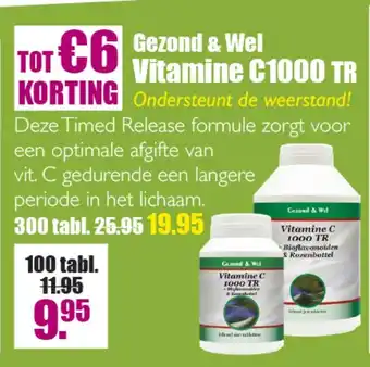 Gezond & Wel Gezond & Wel Vitamine C1000 TR aanbieding