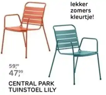 Praxis Central park tuinstoel lily aanbieding