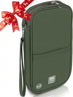 Amazon BOACAY Familie Paspoort Houder, Reis Portemonnee Voor Dames en Heren, Document Organizer, Waterdichte Hoes voor Tickets, Geld aanbieding