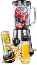 Bol.com MPM Multifunctionele Blender to go - Smoothie Maker met 2 extra Flessen - 450W aanbieding