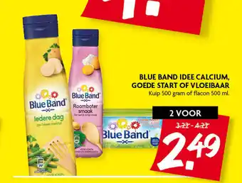 Dekamarkt Blue Band Idee Calcium, Goede Start of Vloeibaar 500g aanbieding