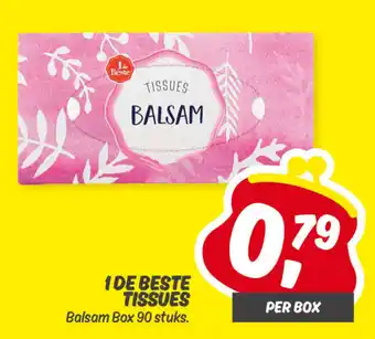 Dekamarkt 1 de Beste Tissues aanbieding