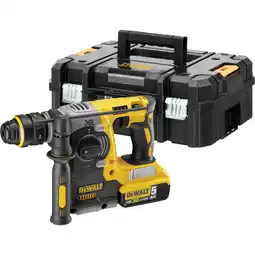 Bol.com DeWalt DCH274P2T 18V Li-Ion Accu SDS-plus combihamer incl. snelspanboorkop set (2x 5.0Ah accu) in TSTAK - 21J - koolborstello aanbieding