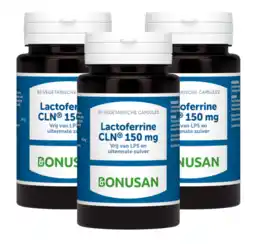 De Online Drogist Bonusan Lactoferrine 150mg Capsules Multiverpakking aanbieding