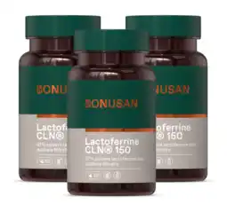 De Online Drogist Bonusan Lactoferrine 150mg Capsules Multiverpakking aanbieding