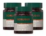 De Online Drogist Bonusan Vitamine D3 75mcg 3000IE Capsules Multiverpakking aanbieding