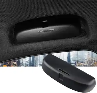 Amazon SKTU Zonnebrilhouder voor BMW 1/3/5/7, brillenkoker, auto-interieur, zwart aanbieding