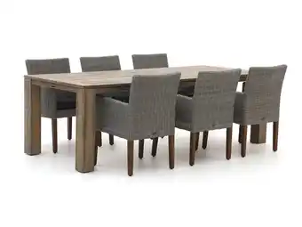 Kees Smit Intenso Lesa/ROUGH-X 240cm dining tuinset 7-delig aanbieding