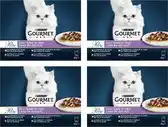 Bol.com Gourmet Perle - Kattenvoer Natvoer - Land & Zee Duo met Kip en Rund - 48 x 85 g aanbieding