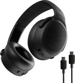 Amazon Skullcandy Crusher ANC 2 Draadloze over-ear koptelefoon met ruisonderdrukking, Sensory Bass, een accuduur van 50 uur, Skull-i aanbieding
