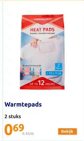 Action Warmtepads aanbieding