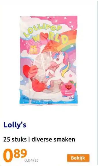 Action Lolly's aanbieding