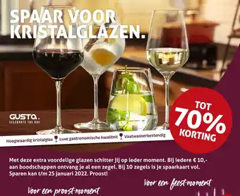 Hoogvliet Spaar Voor Kristalglazen aanbieding