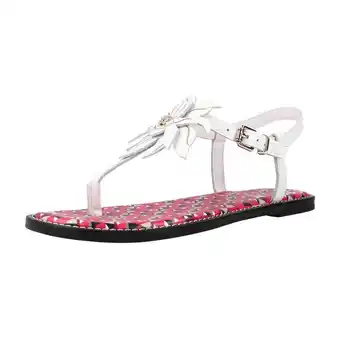 Spartoo Sandalen Tommy Hilfiger TH GEO PRINT FLAT SANDAL aanbieding