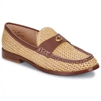 Spartoo Mocassins Coach JOLENE RAFFIA LOAFER aanbieding