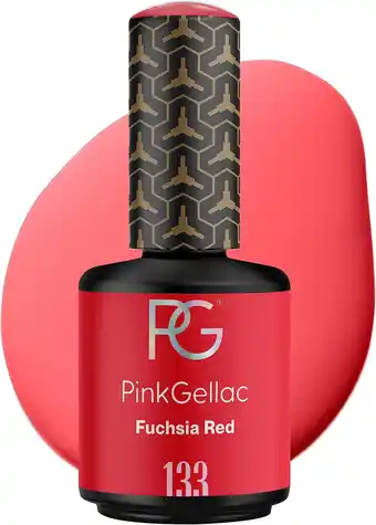 Amazon Pink Gellac - Gel Nagellak - Glanzende Finish - 133 Fuchsia Red - 15ml aanbieding