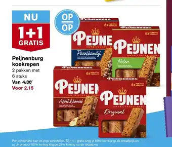 Hoogvliet Peijnenburg Koekrepen aanbieding