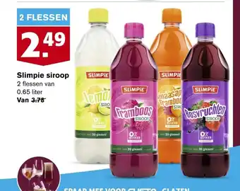 Hoogvliet Slimpie Siroop aanbieding