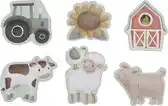 Bol.com Little Dutch - 6 in 1 puzzel FSC - Little Farm aanbieding