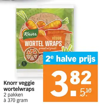 Albert Heijn Knorr veggie wortelwraps aanbieding