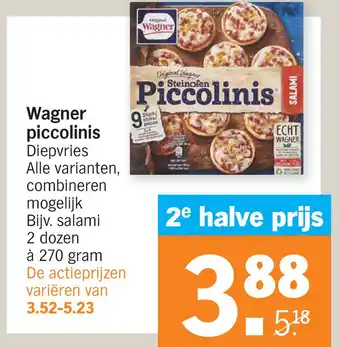 Albert Heijn Wagner piccolinis aanbieding