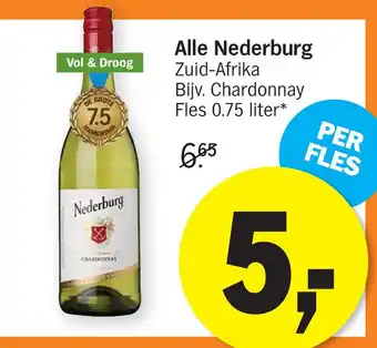 Albert Heijn Alle Nederburg aanbieding