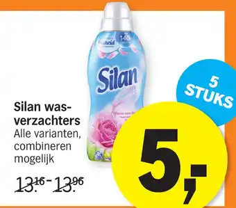 Albert Heijn Silan wasverzachters aanbieding