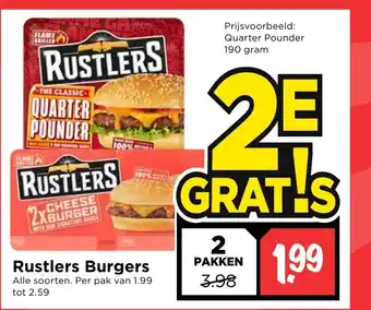 Vomar Voordeelmarkt Rustlers Burgers aanbieding