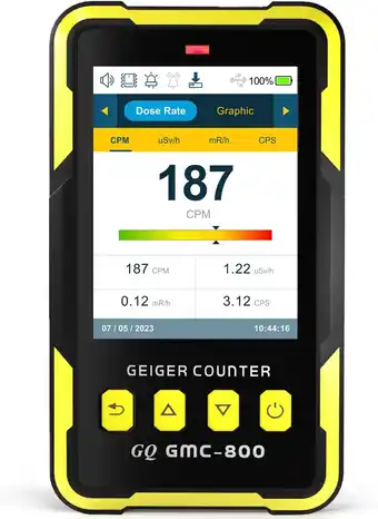Amazon Kernstralingdetector GQ GMC-800 VS Ontwerp Product Amerikaanse Nationale Standaard 5 Alarmtypen Dosimeter Gegevens Opslaan & aanbieding