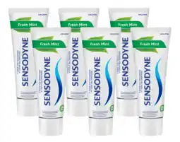 De Online Drogist Sensodyne Fresh Mint Tandpasta Multiverpakking aanbieding