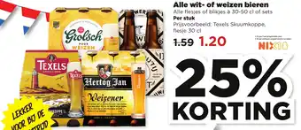 PLUS Alle wit of weizen bieren aanbieding