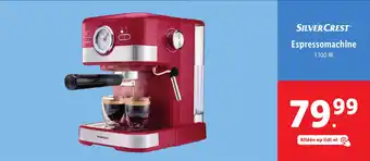 Lidl SILVERCREST Espressomachine aanbieding