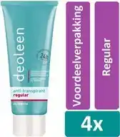 Bol.com Deoleen Deodorant Creme 50 ml Regular 4 stuks Voordeelverpakking aanbieding