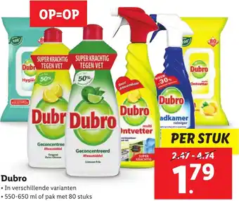 Lidl Dubro aanbieding