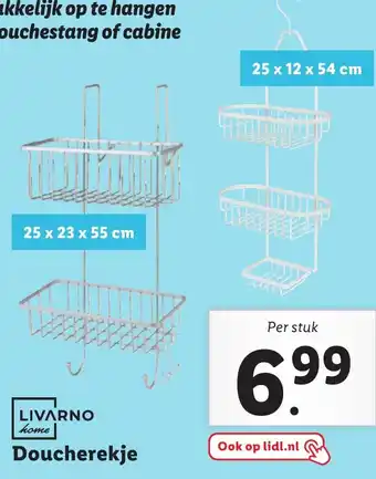 Lidl LIVARNO home Doucherekje aanbieding
