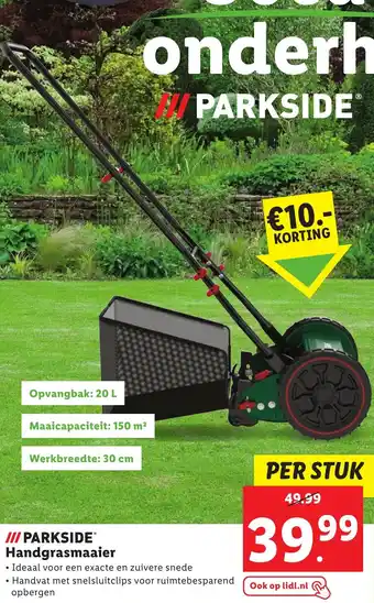 Lidl PARKSIDE Handgrasmaaier aanbieding