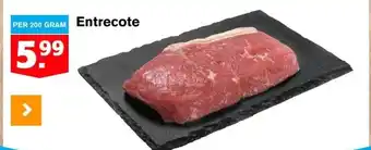 Hoogvliet PER 200 GRAM Entrecote aanbieding