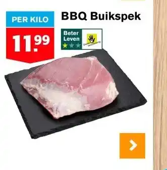 Hoogvliet BBQ Buikspek aanbieding