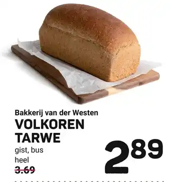 Ekoplaza Bakkerij van der Westen VOLKOREN TARWE aanbieding