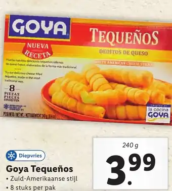 Lidl Goya Tequeños 240g aanbieding